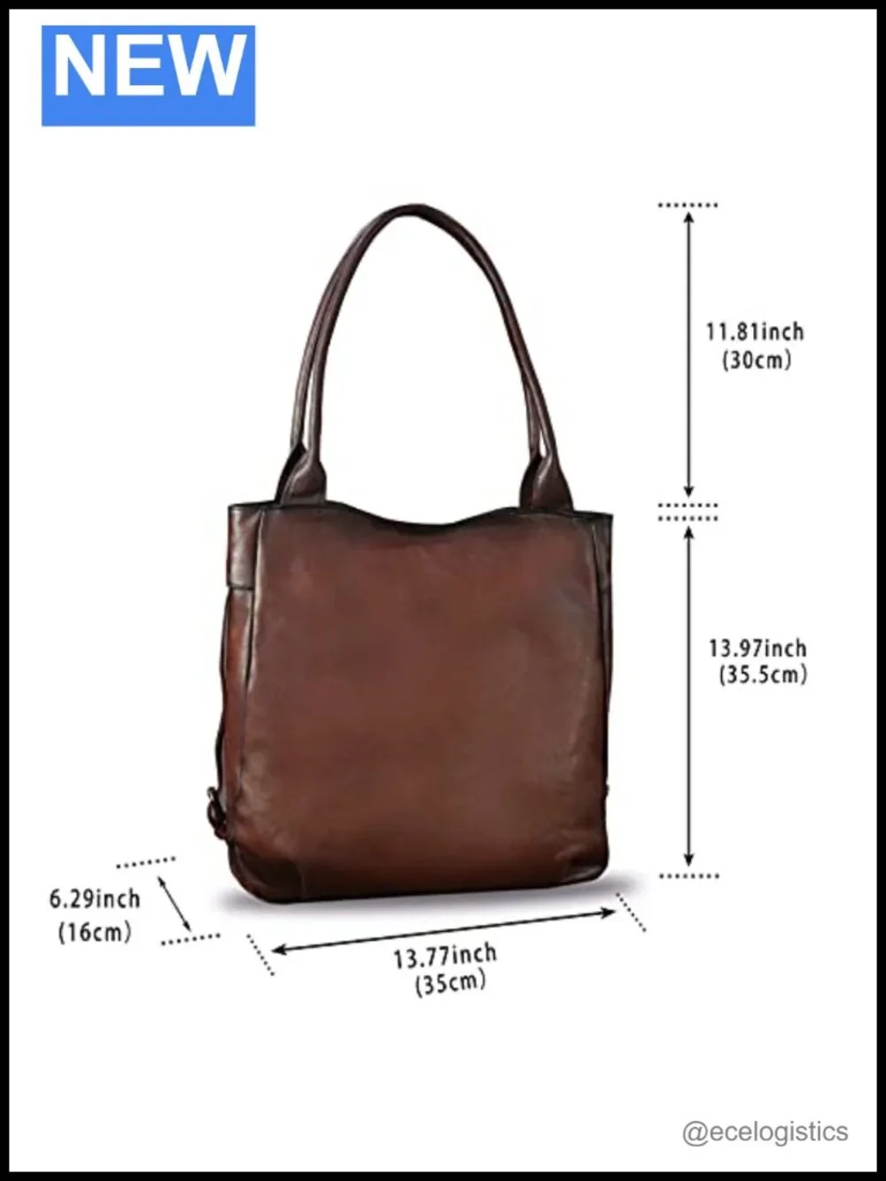 Genuine Leather Shoulder Bag Handmade Vintage Crossbody Tote Purse